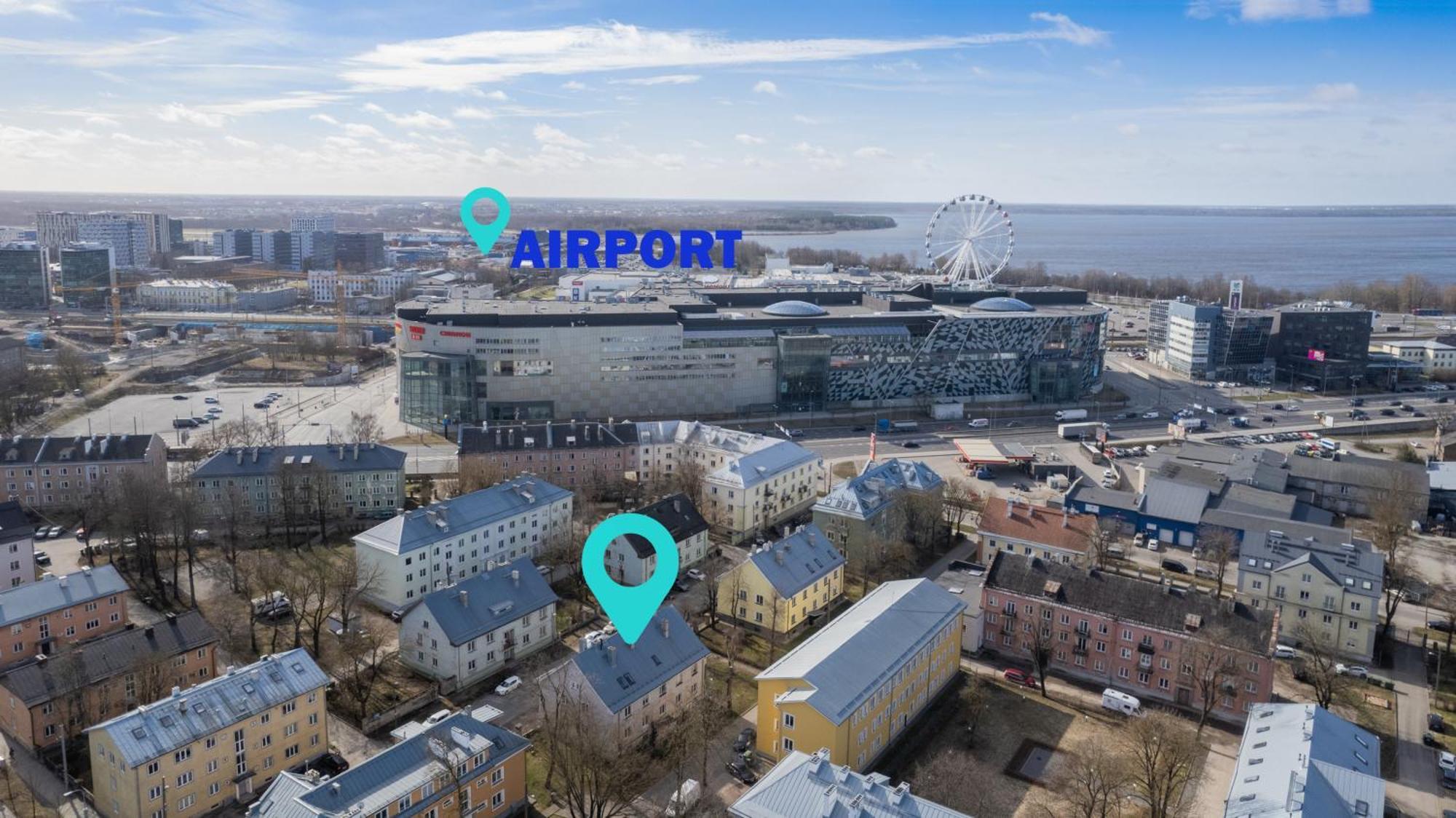Revalia T1 Airport-Bus Station Studio Exterior foto